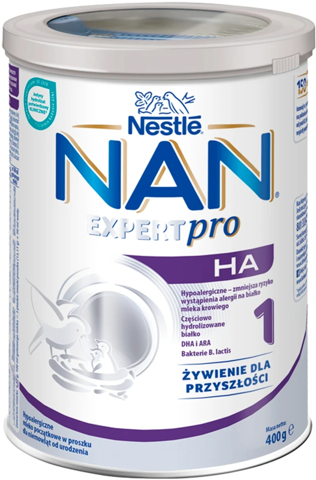 Pienas kūdikiams NAN EXPERTPRO HA 1 400g 0 - 6 m 1 vnt.