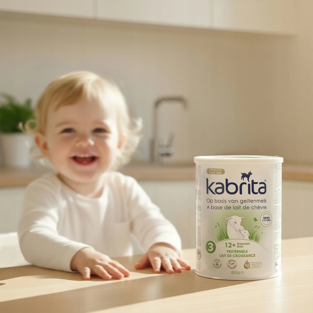 Pienas mažiems vaikams iš HMO, ožkos pieno pagrindu, 12m+, 800g Kabrita 3