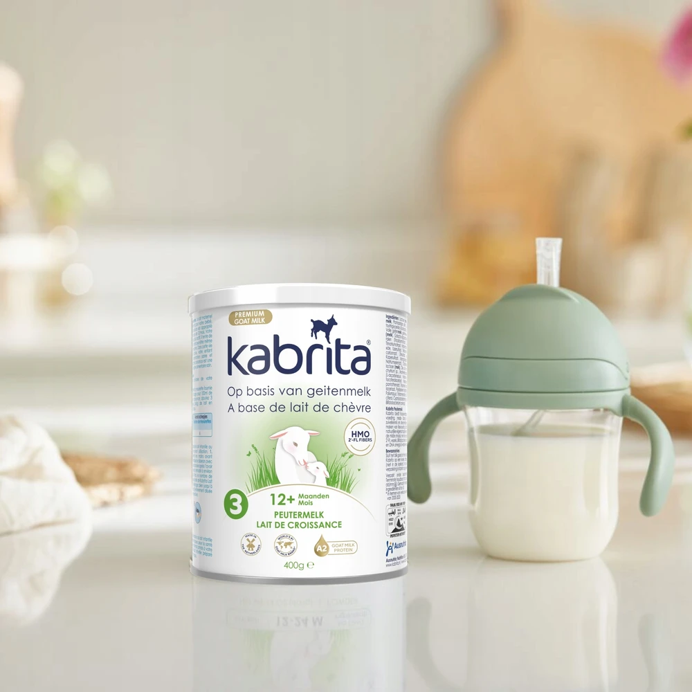 Pienas mažiems vaikams iš HMO, ožkos pieno pagrindu, 12m+, 800g Kabrita 3