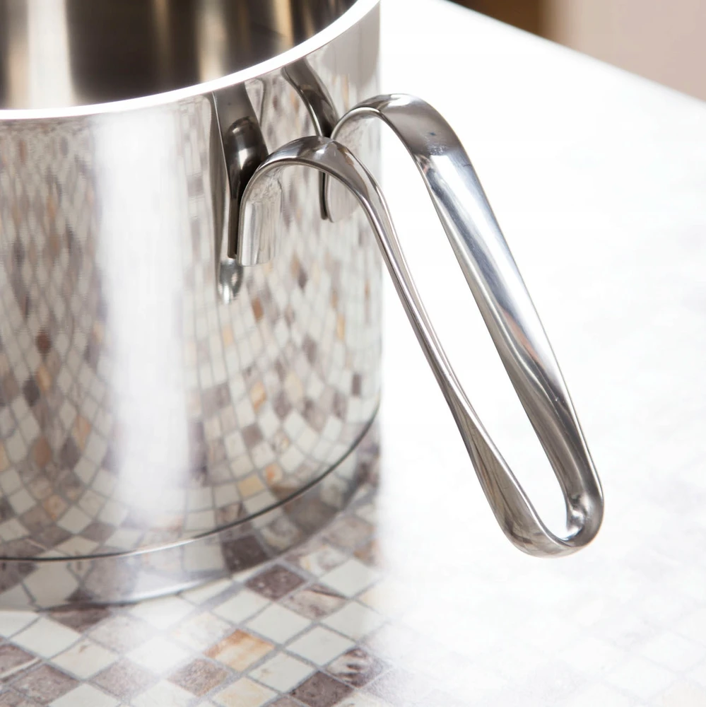 Pieno puodas SSW 1.7L nerūdijančio plieno Inox