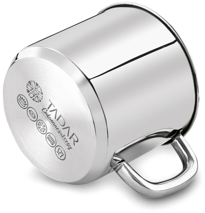 PIENO PUODAS su dangteliu, STEEL Small Pot Tadar Bahama 1,9 l