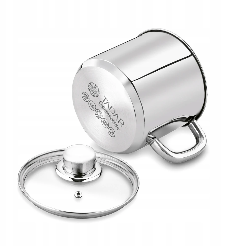 PIENO PUODAS su dangteliu, STEEL Small Pot Tadar Bahama 1,9 l