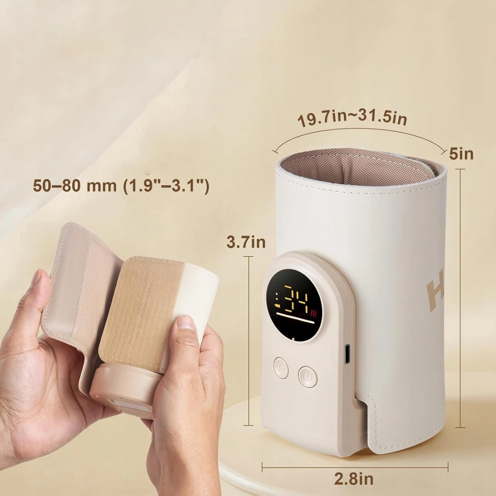 Pieno šildytuvas su LCD ekranu, 10 000 mAh, 18 W