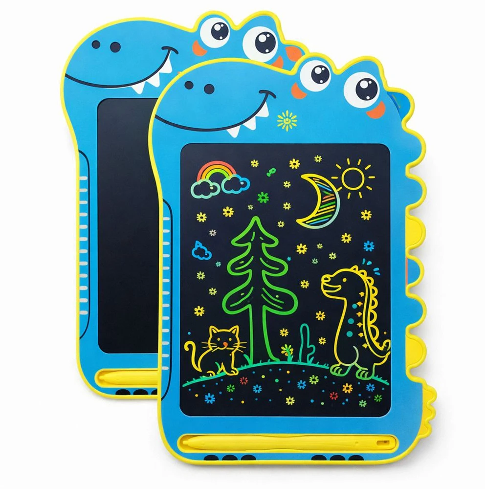 PIEŠIMO LENTELĖ 8,5" – VAIKAMS DINOZAURŲ LCD LENTA MĖLYNA 3+