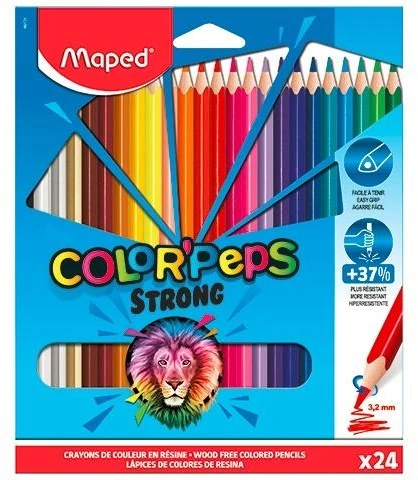 Pieštukai Maped, 24 vnt