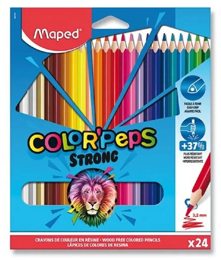Pieštukai Maped, 24 vnt