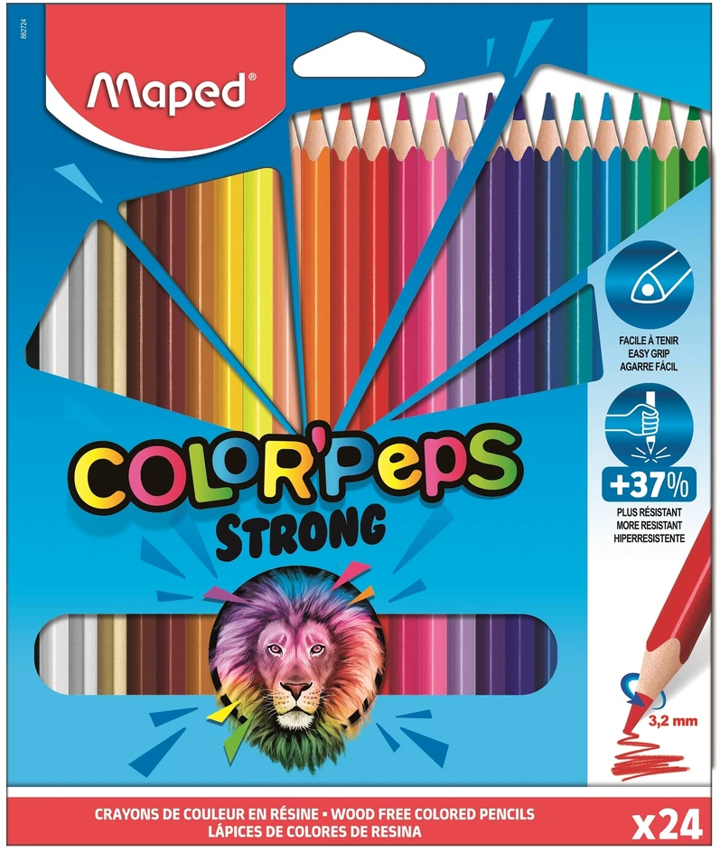 Pieštukai Maped, 24 vnt