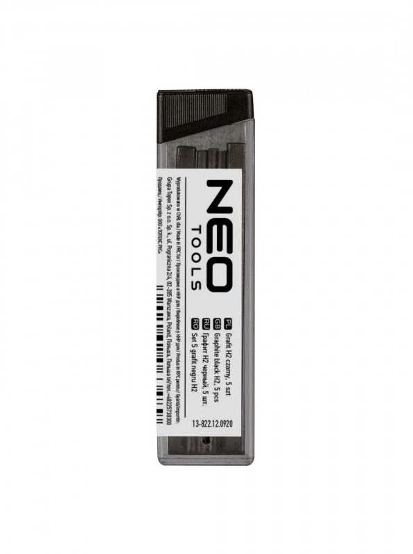 Pieštukai NEO H2 (iki 13-810), 5 vnt., juodi