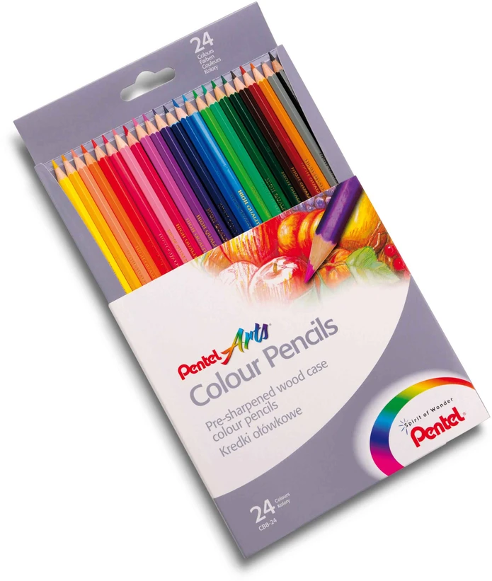 Pieštukai spalvoti PENTEL ARTS CB8 24 spalvų