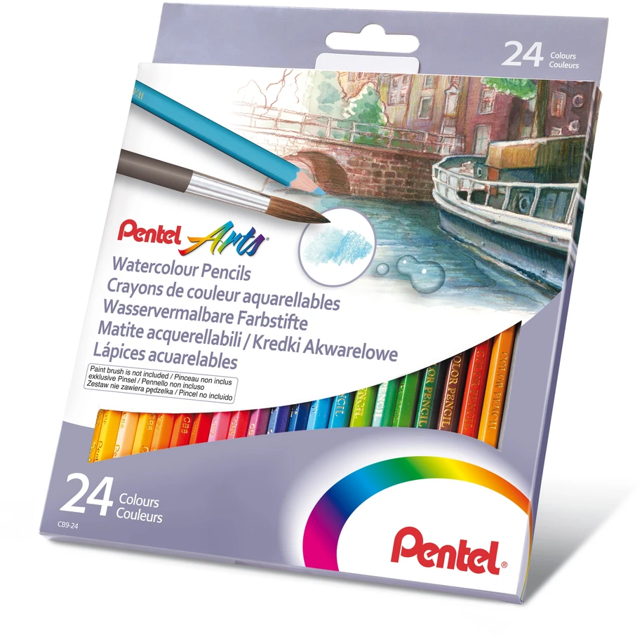 Pieštukai spalvoti PENTEL ARTS CB8 24 spalvų