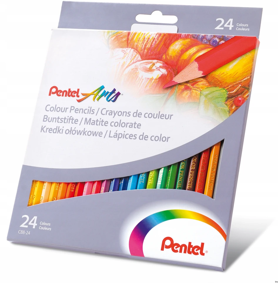 Pieštukai spalvoti PENTEL ARTS CB8 24 spalvų