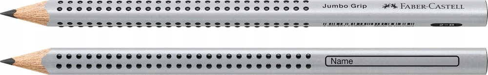 Pieštukas Faber-Castell Grip Jumbo 2001, B, tribriaunis, padrožtas