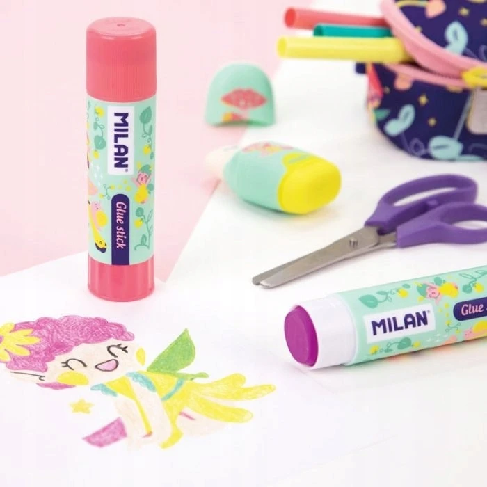 Pieštukiniai klijai MILAN Fairy Tale, 21 g, violetiniai