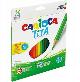 Pieštukų kreidelės, 24 spalvos, CARIOCA TITA