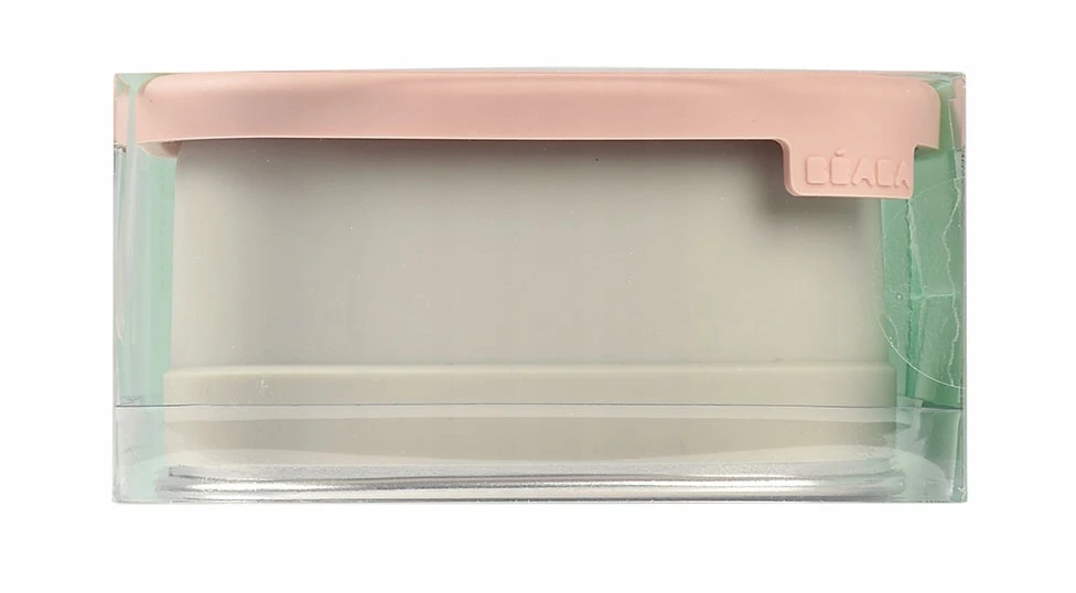 BEABA METALINĖ REGULIUOJAMŲ SKYRIŲ PIETŲ DĖŽUTĖ, DUSTY ROSE