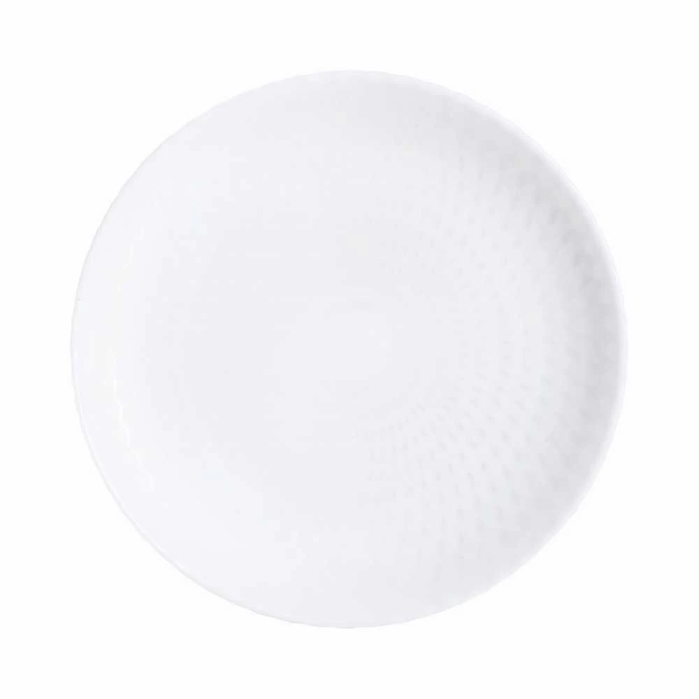 Pietų lėkštė LUMINARC PAMPILLE, baltos sp., ø 25 cm
