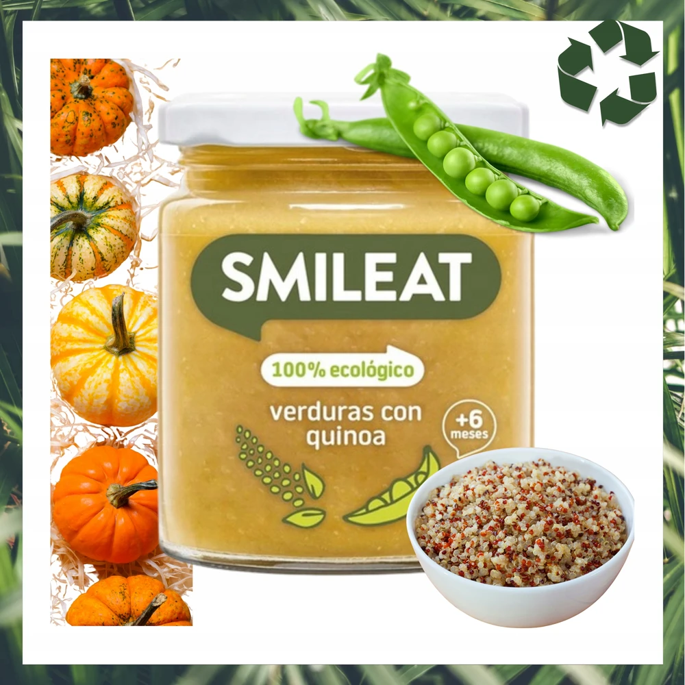 Smileat Potito Bio Brokoliai ėriena ir pastarnokai 230g