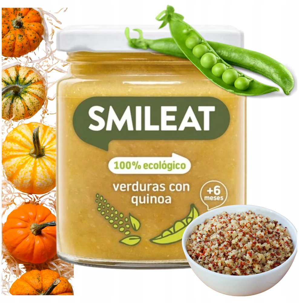Smileat Potito Bio Brokoliai ėriena ir pastarnokai 230g