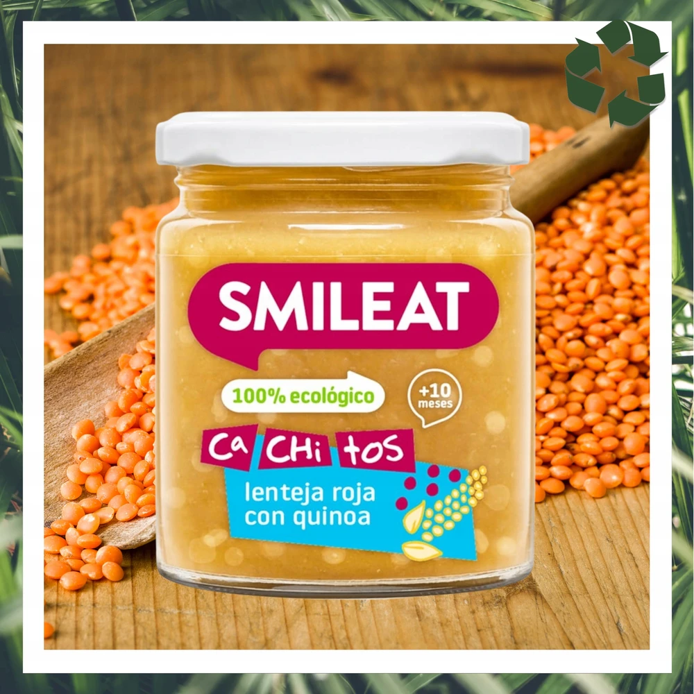 Pietūs vaikui Lęšiai su quinoa Jar 10m+ 230G Smileat