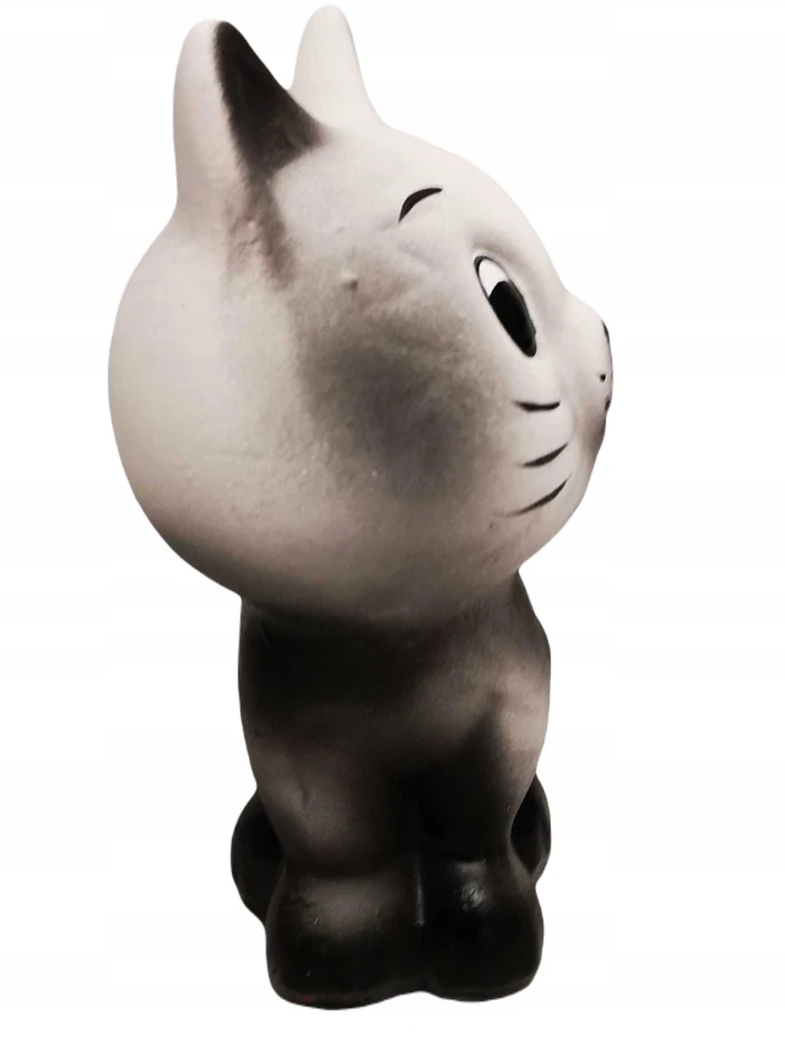PIGGY BANK KITTEN KERAMINIS Juodas 16cm