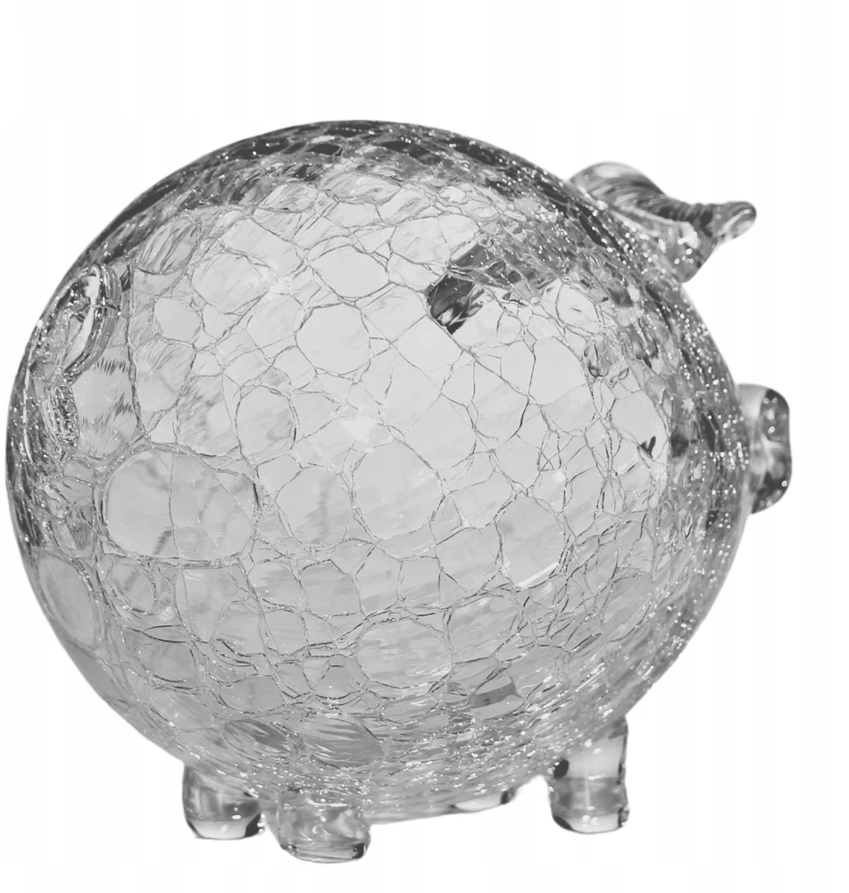 PIGGY PIGGY BANK STIKLAS SAFE RANKŲ DARBO KRAKLA GAMYBA 16 CM XXL