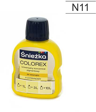 Pigmentas SNIEŽKA Colorex Citrininės spalvos