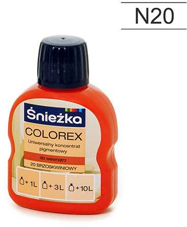 Pigmentas SNIEŽKA Colorex Persikinės spalvos