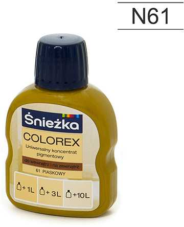 Pigmentas SNIEŽKA Colorex Smėlio spalvos