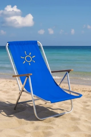 Piknik Sulankstomas paplūdimio gulimas turistiniam krepšiui Lengvas 2,0kg aliuminis iki 120 kg