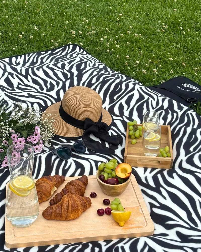 Piknikinis kilimėlis ZAGATTO 200x200 cm, vandens atsparus, šilumą izoliuojantis, su rankena
