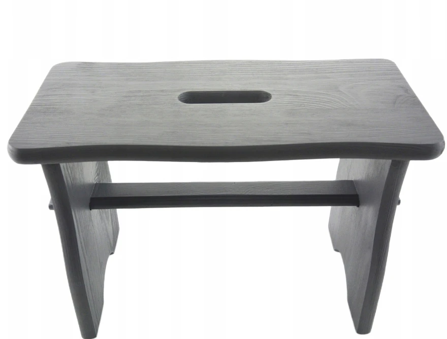 PILAI DAŽYTA taburetė RYCZKA WOODEN STOOL virtuvės taburetė su platforma FSC