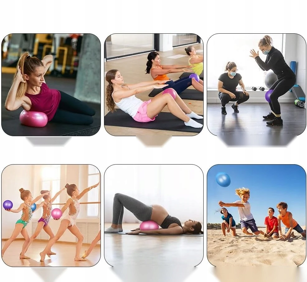 PILATES BALL 25CM MAŽA YOGOS FITNESO GIMNASTIKAS PRATIMAS