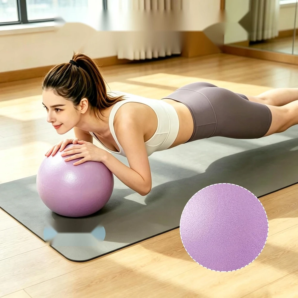 PILATES BALL 4 VIENETŲ 25CM MAŽA NESKLYDIMO JOGOS TRENIRUOTĖ
