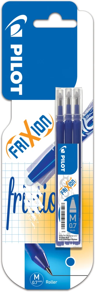 Pilot Pen BLISTER Frixion Refill mėlynas
