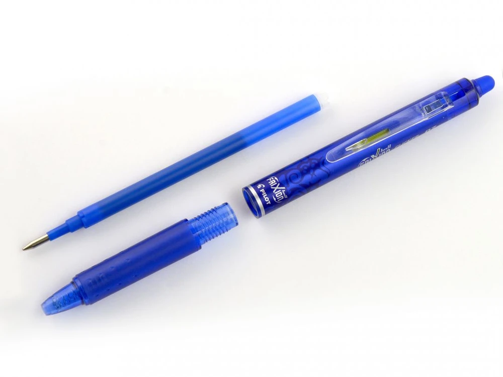 Pilot Pen Automatinis tušinukas Pilot Frixion Clicker, gelinis, 0.7mm, su trintuku, tamsiai mėlynos spalvos