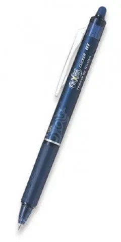 Pilot Pen Automatinis tušinukas Pilot Frixion Clicker, gelinis, 0.7mm, su trintuku, tamsiai mėlynos spalvos