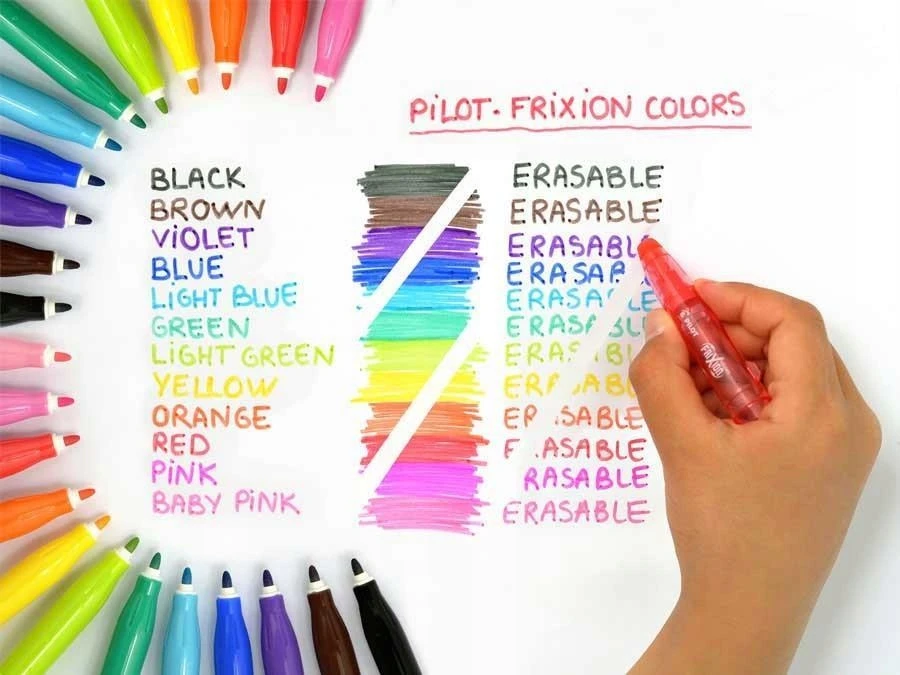 Pilot Pen Ištrinamas markeris Frixion Colors, šviesiai rožinis