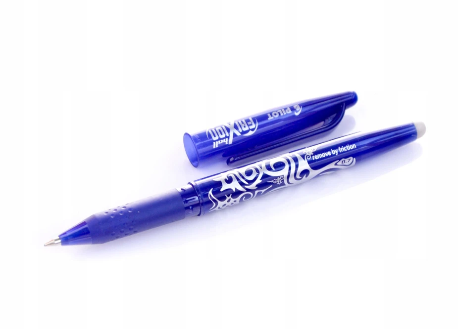 Pilot Pen Ištrinamas mėlynas rašiklis Pilot Frixion 0.7 mm su 3 papildymais