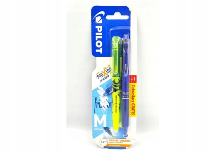 Pilot Pen Ištrinamas rašiklis Pilot Frixion mėlynas 0,7 mm + žymeklis
