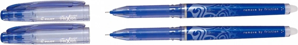 Pilot Pen Ištrinamas rašiklis Pilot Frixion Point, 0.5mm, mėlynas, 2 vnt.