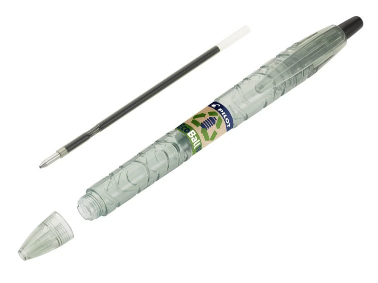 Pilot Pen Pilot B2p rašikliai 4 vnt. juodi, perdirbti