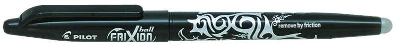 Pilot Pen Pilot Frixion juodas rašiklis 0.7mm + 3 papildymai