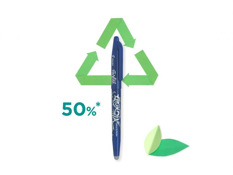 Pilot Pen Pilot Frixion juodas rašiklis 0.7mm + 3 papildymai