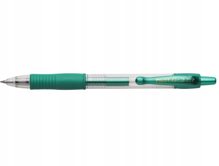 Pilot Pen Pilot G-2 automatinis gelinis rašiklis, žalias metallic