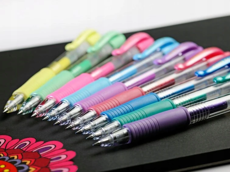 Pilot Pen Pilot G2 automatinis gelinis rašiklis, pastelinis geltonas