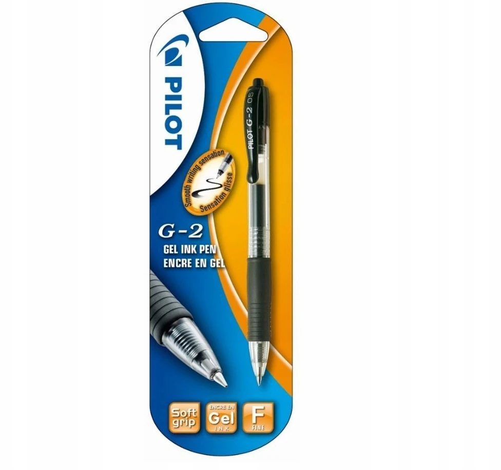 Pilot Pen Pilot G2 gelinis rašiklis, juodas, 0.5 mm
