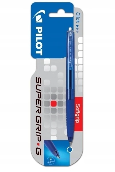 Pilot Pen Pilot Super Grip G automatinis rašiklis, 0.7mm, mėlynas
