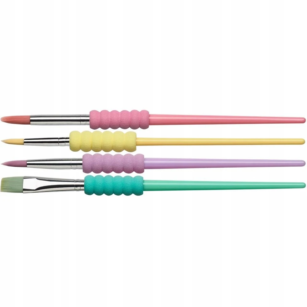 Teptukų rinkinys Faber-Castell soft touch, 4vnt, (nr.4,8,10,12)