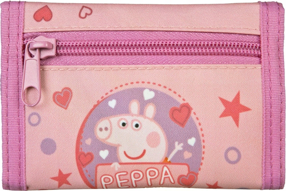 Undercover Piniginė piniginė su virvele aplink kaklą Velcro Peppa Pig