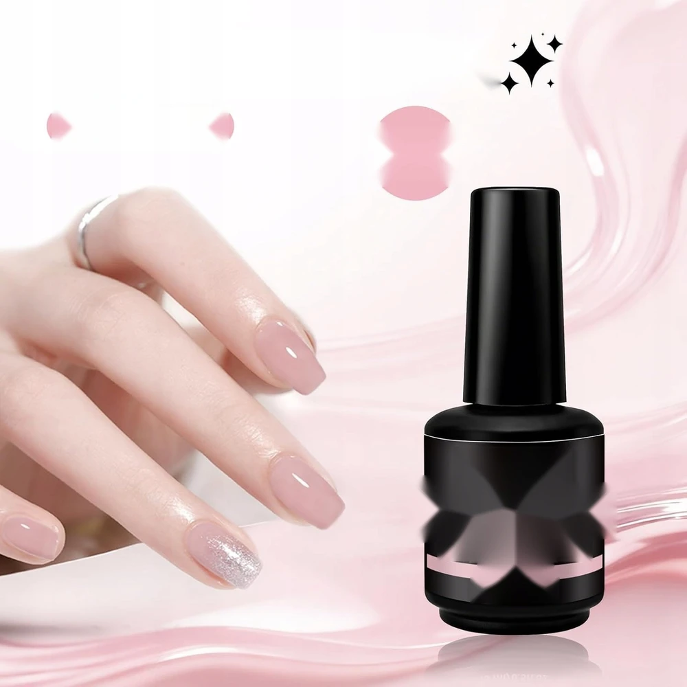 Pink GEL 15ml DAUGIFUNKCINIS NUDE Rožinis STATYBINIS AKRIGELINIS STIPRINANTIS PAGRINDAS